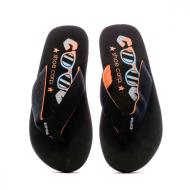 Tongs noir/orange Garçon Cool Shoe Dony vue 3