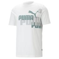 T-shirt Blanc Homme Puma Power pas cher