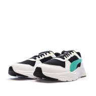 Baskets Noires/Blanches/Turquoise Puma Homme Puma Trinity 2 vue 6