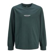 T-shirt Vert Garçon Jack & Jones Hvesterbro pas cher