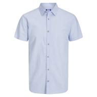 Chemise Bleu à rayures Garçon Jack & Jones Summer pas cher