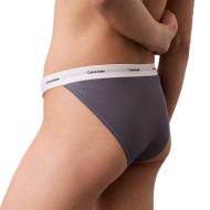 Culotte Bleu/Gris Femme Calvin Klein Jeans Bikini vue 2