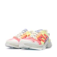 Baskets Blanches/Roses Femme Adidas Kk X9000 vue 6