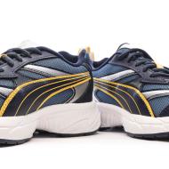 Baskets Gris Bleuté/Orange Fille Puma Morphic vue 7