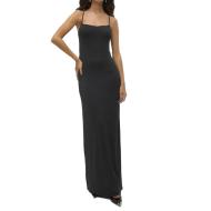 Robe Moulante Noir/Argenté Femme Vero Moda Kanva Ankle