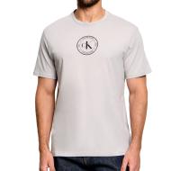 T-Shirt Taupe Homme Calvin Klein Jeans Ss 30s Eu Crest