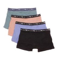 X4 Boxers Noir/Rose Homme DIM D6596 pas cher