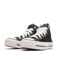 Baskets Noires Femme Converse All Star Lift Platform Sketch vue 6