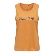 Débardeur Orange Femme ONLY PLAY Life pas cher
